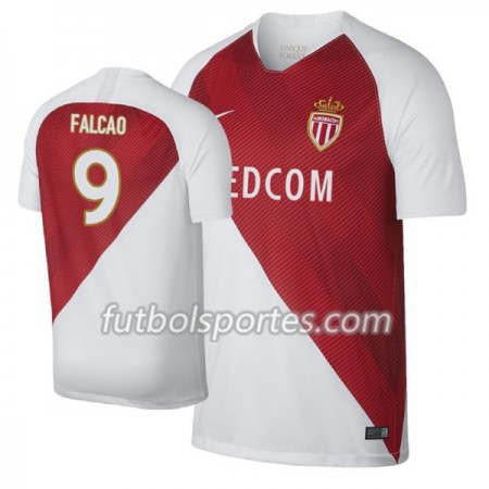 Camisetas AS Monaco Falcao 9 Primera Equipacion 2018/2019